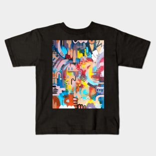"After Storm" Abstract Painting Kids T-Shirt